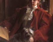 安德斯 左恩 : Emma Zorn and Mouche, the dog